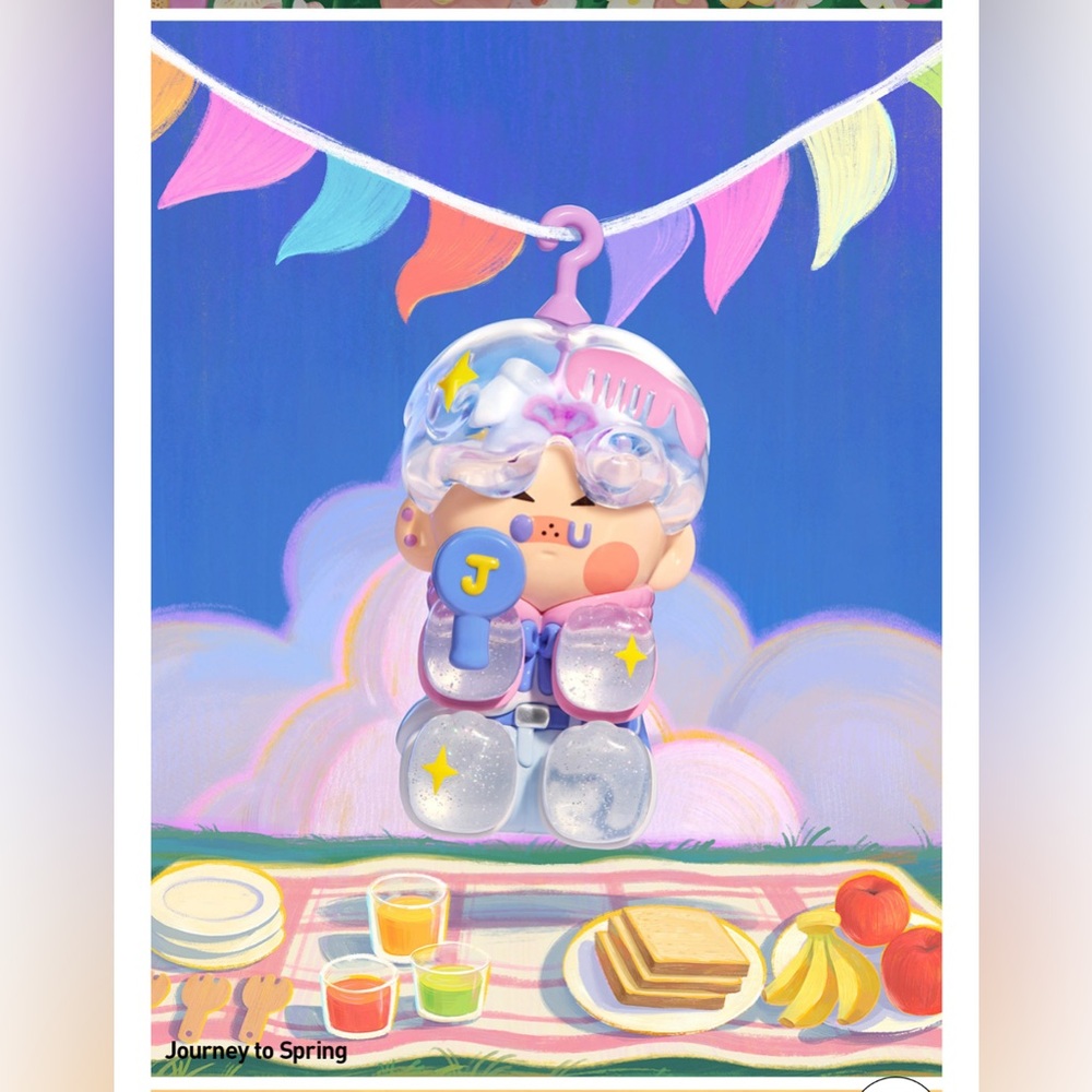 Pop Mart Hand in Hand Series Figurine.  Confirmed Journey to Spring